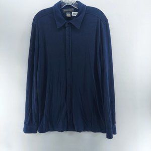 BANANA REPUBLIC classic button down long sleeve shirt large